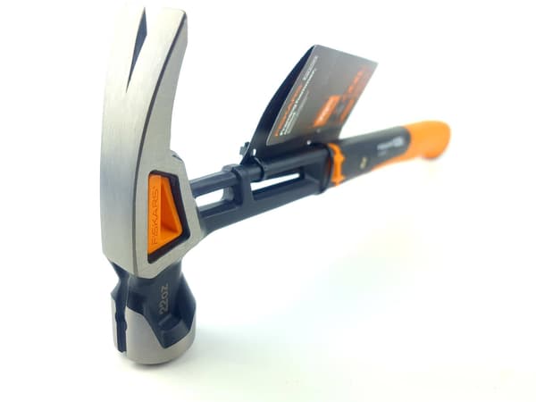 Fiskars Tømrerhammer XXL 1020216 Søminddrivning Udtrækning af søm Reducerer stød