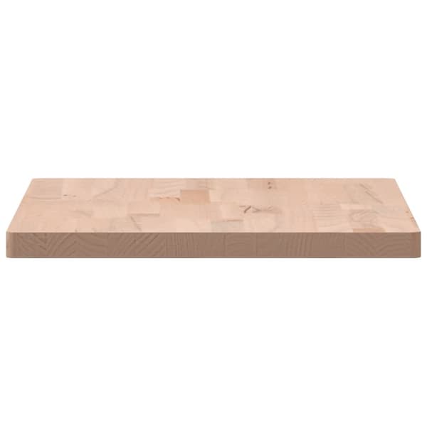 vidaXL bordplade 60x40x2,5 cm rektangulær massiv bøgetræ
