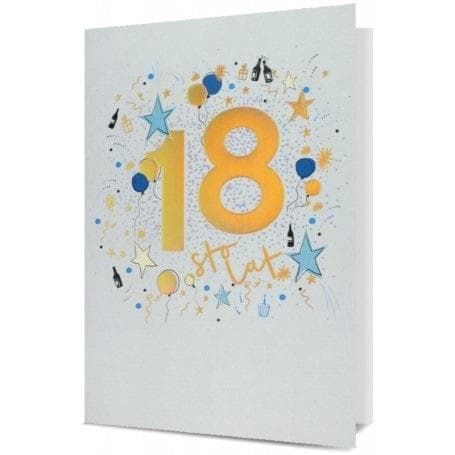 Kort B6 Födelsedag 18