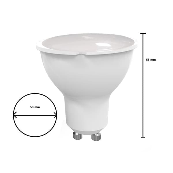 LED-pære 5W GU10 varm 3000K