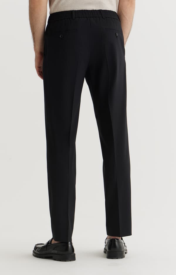 Sorte chinos med slim fit 52