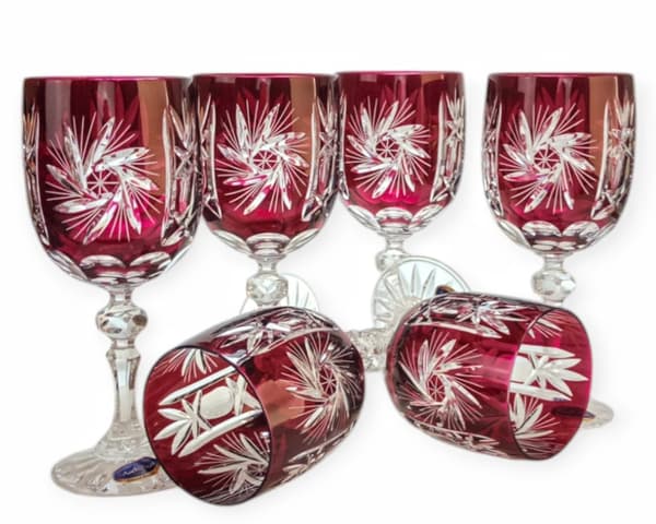 Ruby Crystal vinglas 240 ml olivkvarn