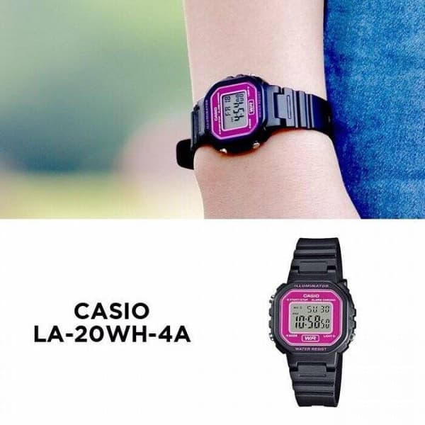 Lasten kello CASIO LA-20WH-4ADF + laatikko
