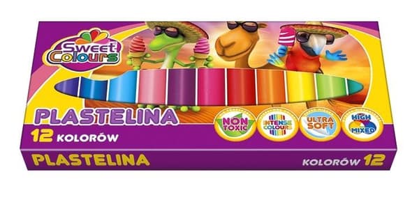 Plastilina 12 färger