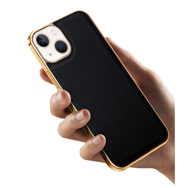 iPhone 13 cover, kohud, sort