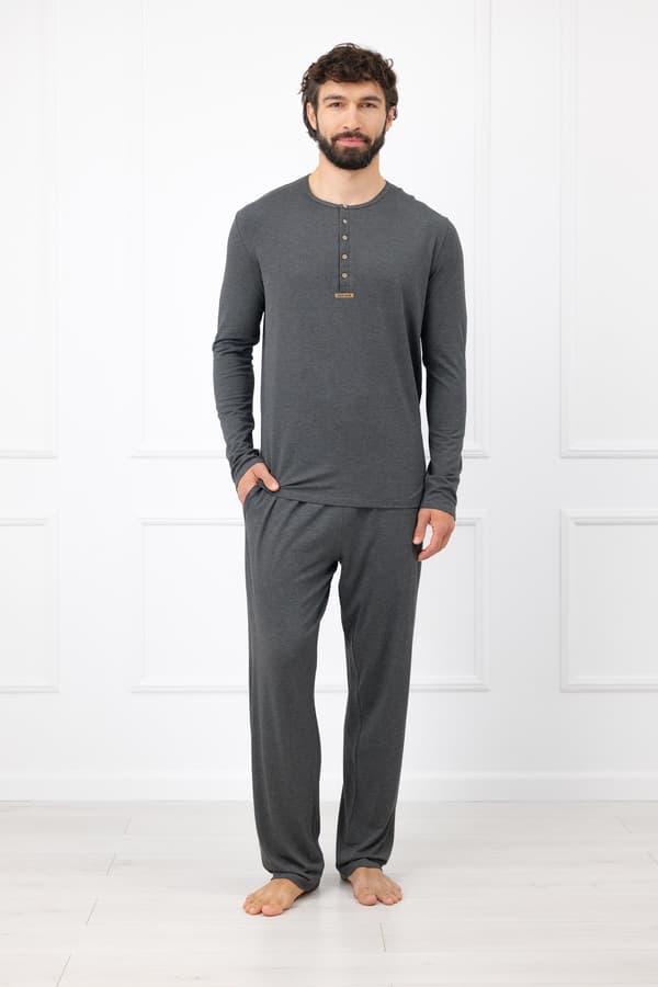 Amigo herrpyjamas långärmad, långbyxor M