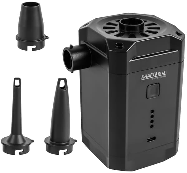 USB-C 5500mAh genopladelig pumpe + KD5501-spidser