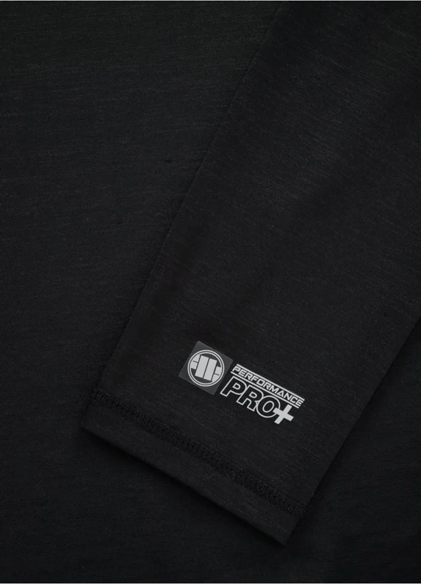 Pitbull Rashguard Herr Långärmad Performance Pro Plus Liten Logo Svart M