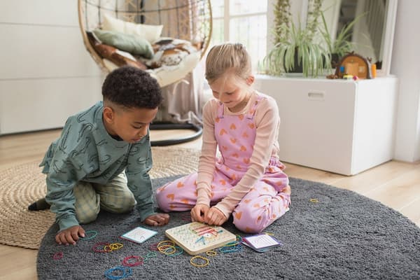 Montessori Geoplan trämanipulationsbräda