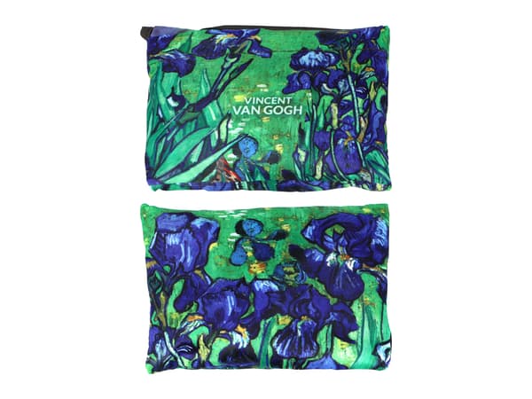 Carmani, polyester, vikbar shoppingkasse 40x70cm - VAN Gogh/Iriser