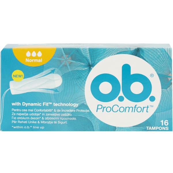 OB Pro Comfort Tampony - NORMAL 16 st