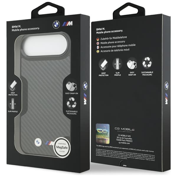 BMW M Kevlar Matt MagSafe-etui til iPhone Air, sort