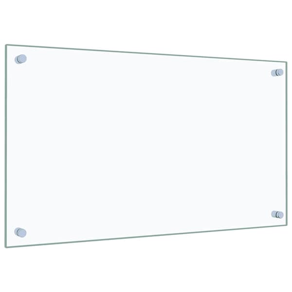 vidaXL Skyddspanel för kök, transparent, 70x40 cm, glas