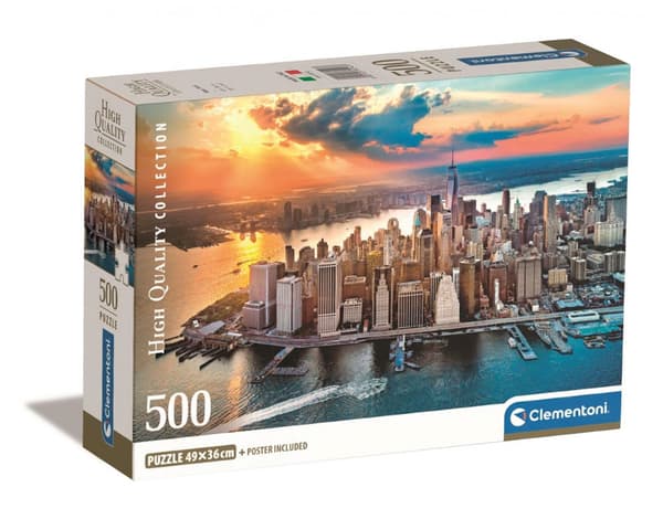 500 bitars pussel. Kompakt. New York