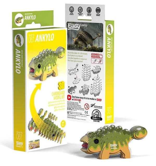 Ankylo Eugy dinosaurien. Eko 3D-pussel