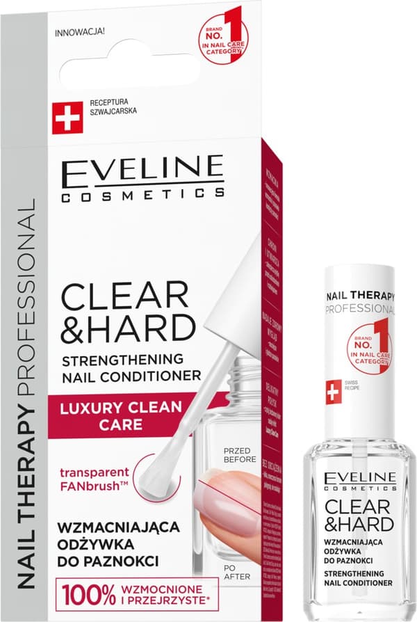 Eveline Clear&Hard Nagelbalsam - Stärkande 12ml