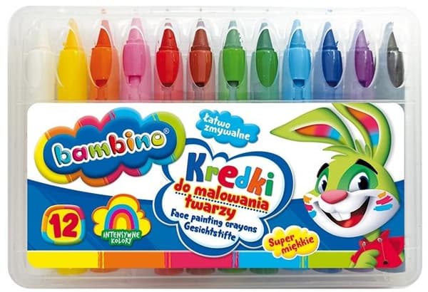 BAMBINO ansigtsmalingskridt 12 farver