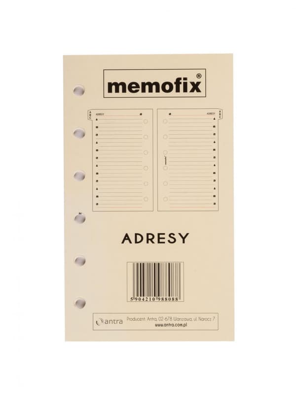 Indsæt til MEM/K ANTRA-adressearrangøren