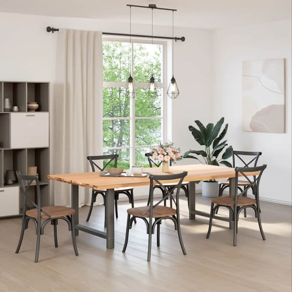 vidaXL Soffbordsben antracit 2 st 90x(72-73) cm stål
