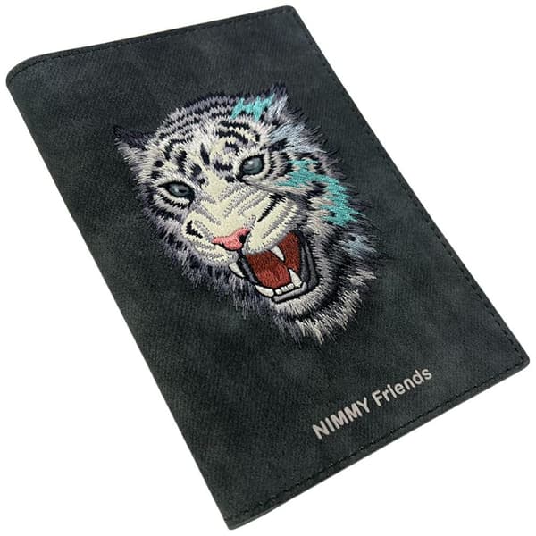 Nimmy Passfodral Raptor Tiger Plånbok Mörkgrå