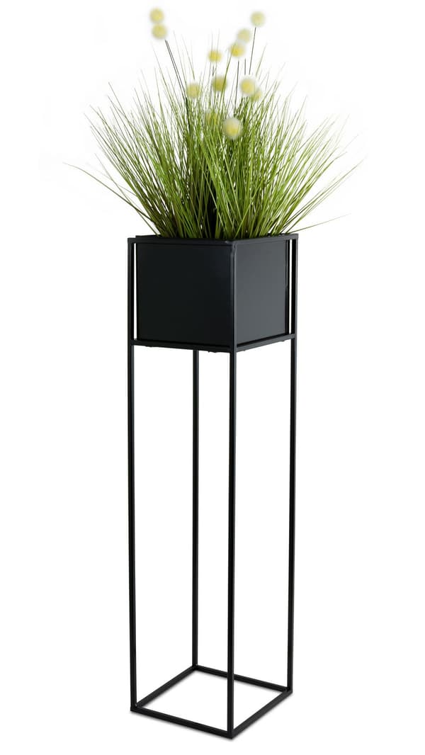 Moderne sort blomsterstander 90 cm