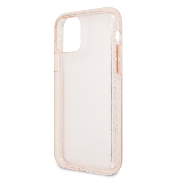 Guess Glitter iPhone 11 Pro-skal, Rosa