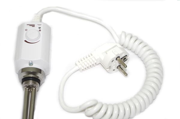 Värmeelement för badrumsradiator 300W 230V (justerbart) vit