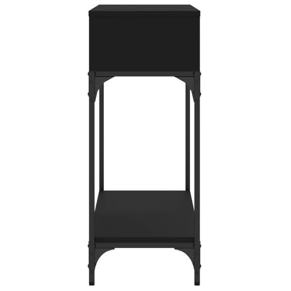 vidaXL konsolbord, sort, 100x30,5x75 cm