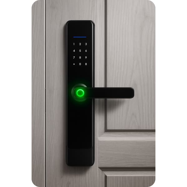 Elektroninen lukkokahva E908F 60/68 TTLock musta
