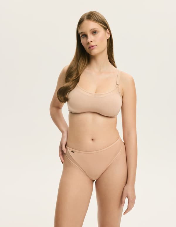 Blissy Esotiq Thong Trosor | Beige XL