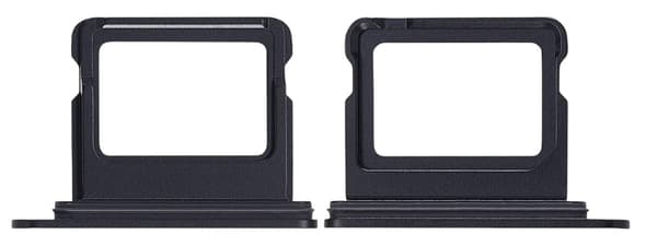 SIM-korthållare för iPhone 17, svart