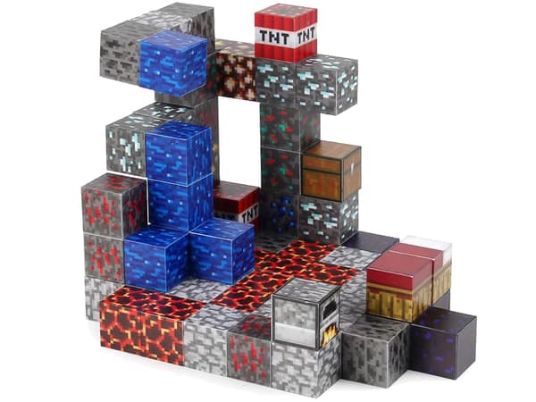 Magnetiske byggeklodser terninger Pixel Cubes 66 dele 3D