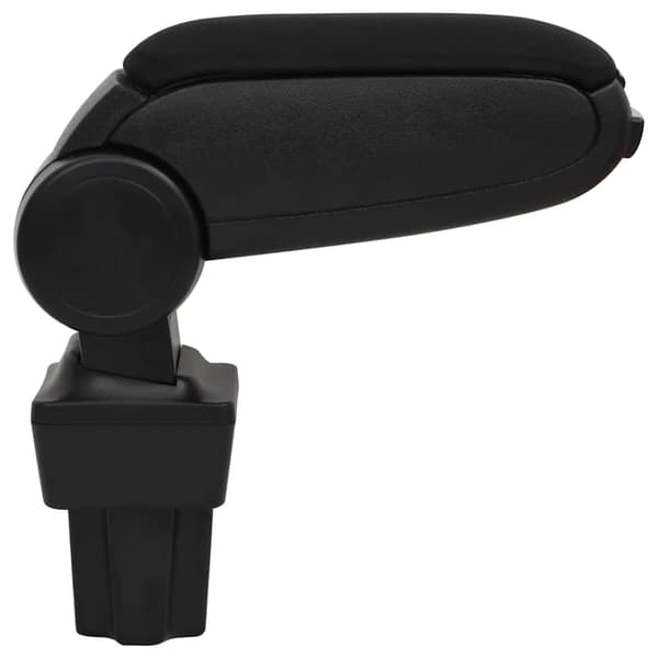 vidaXL bilarmlæn, sort, 11,5x32x(30-50) cm, ABS
