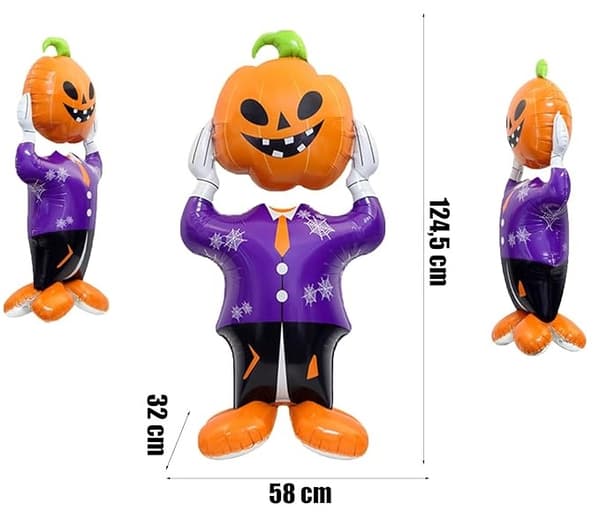 Halloween-kurpitsafolioilmapallojuhlakoristeet
