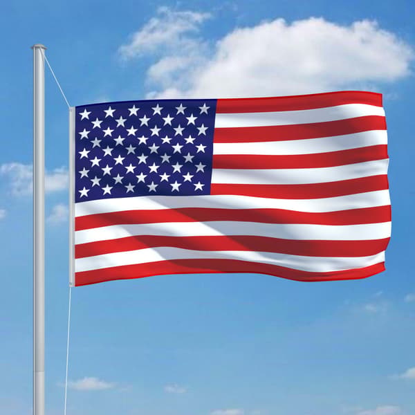 vidaXL USA-flag, 90x150 cm
