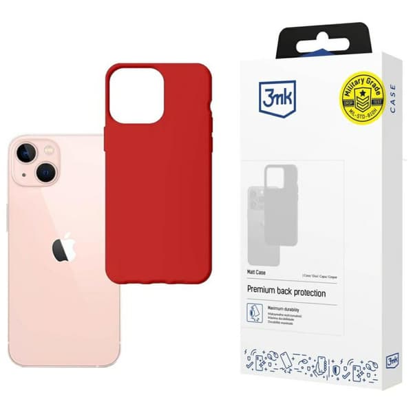 3MK Matt cover til iPhone 14, jordbær