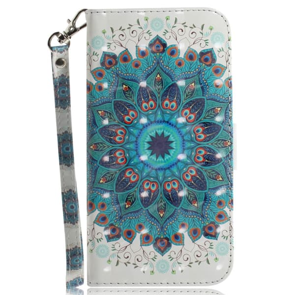Flip-cover til Samsung Galaxy A05s, pung, mandala-blomst