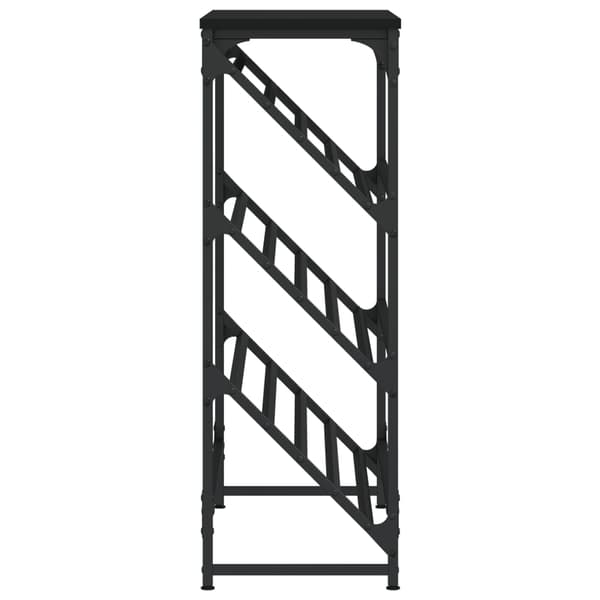 vidaXL skohylde, sort, 90x30x85 cm, træbaseret materiale