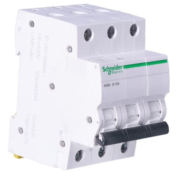 Overstrømsafbryder K60N-B10-3 B 10A 3-polet