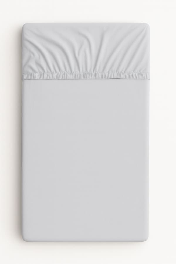Bomuldslagen til tremmeseng 120x60 cm - grå