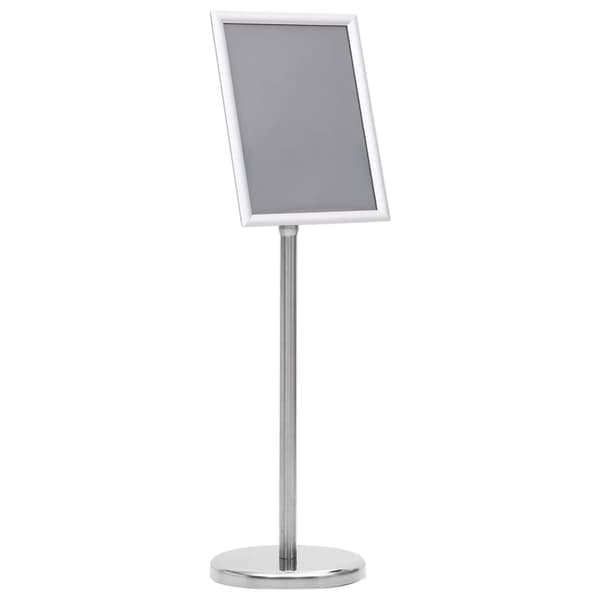 vidaXL A4 plakatstativ, sølv, aluminiumslegering