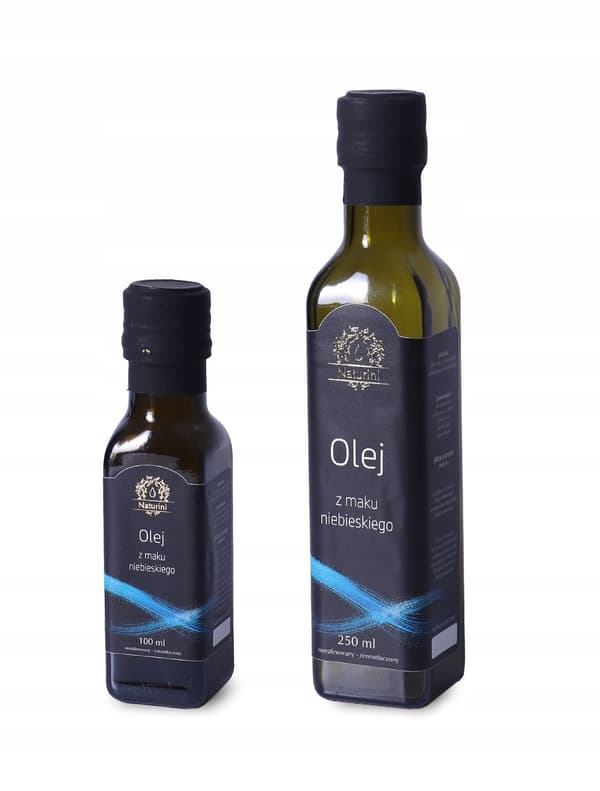 Blå valmuefrøolie 100ml Naturini