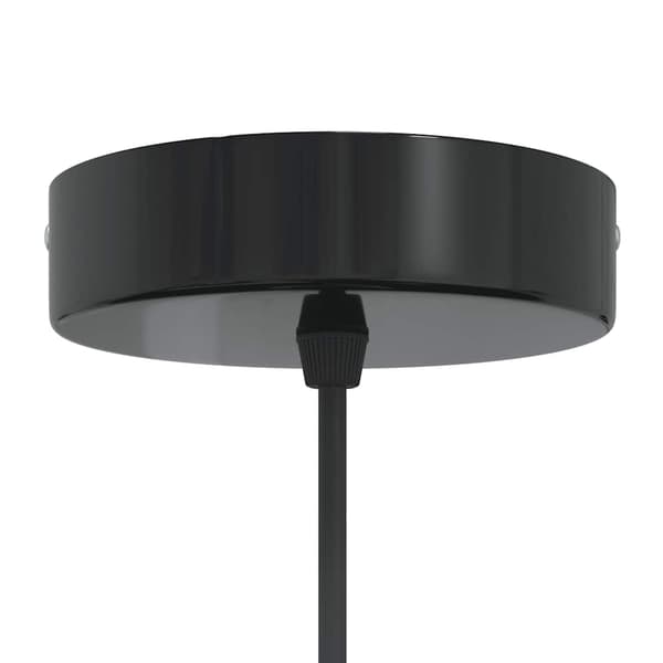 vidaXL Højdejusterbar pendellampe E27 blank orange