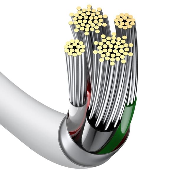 Superior Kabel USB iPhone Lightning 2.4A 1m Hvid