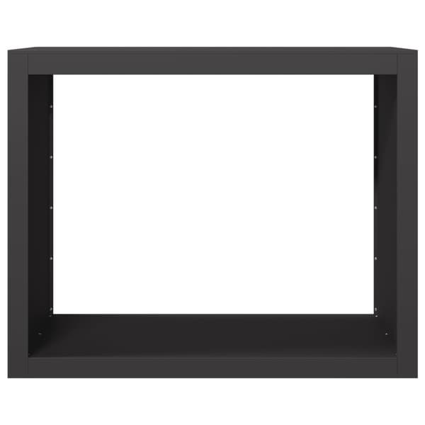 vidaXL brænderist sort 100x40x80 cm stål
