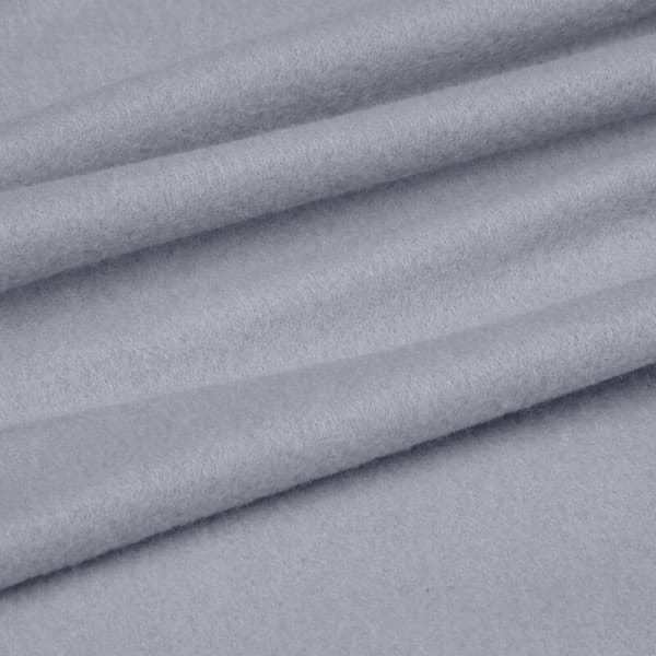 Polarfleecefilt 150x200 cm, silverfärgad fleece