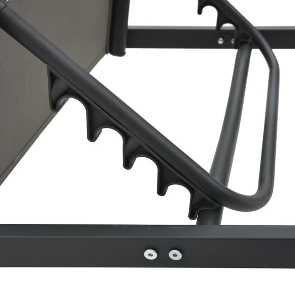 vidaXL liggestol, aluminium og tekstilen