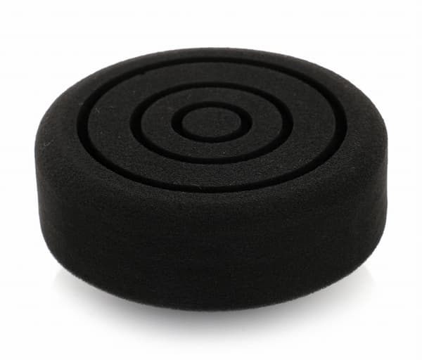 Polersvamp 150 mm sort
