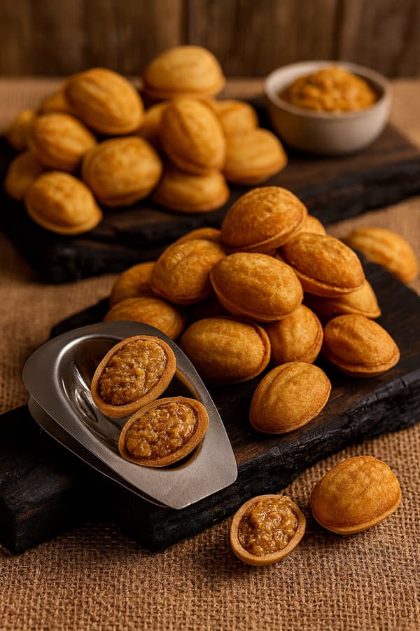 Banquet peanut-udstikker, rustfrit stål, 3,8 x 4 cm