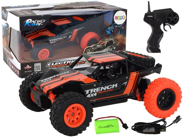 Fjärrstyrd terrängbil R/C 1:24 Orange